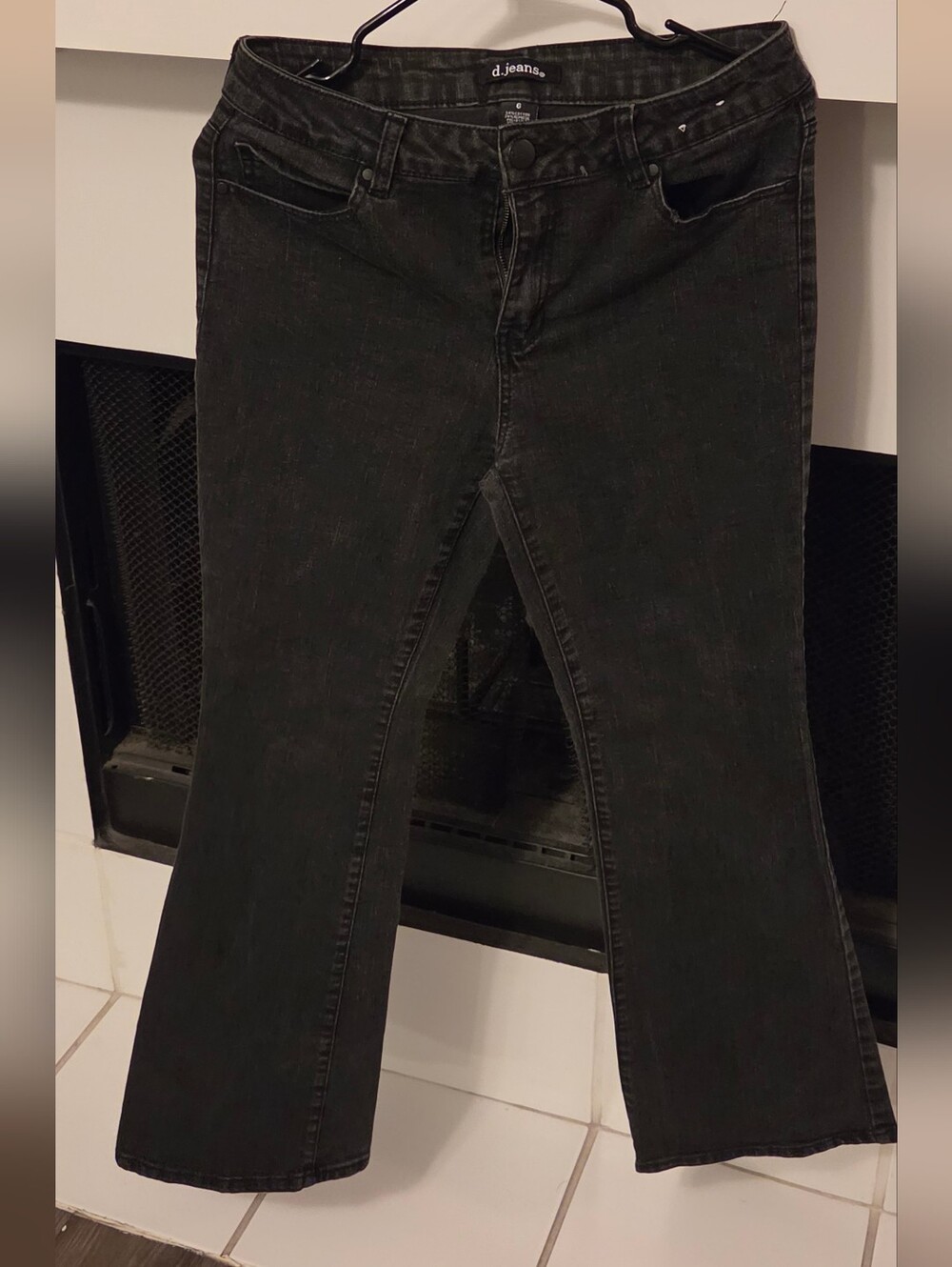 d. jeans Black Wide Leg Jeans